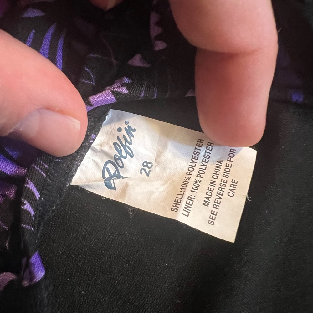 Two purple competitive swimsuits (size 28) - Picture 7 of 8